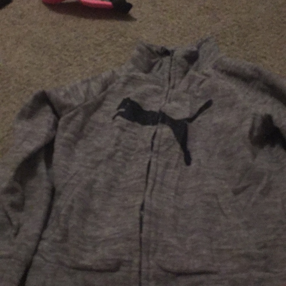 Gray puma glitter jacket